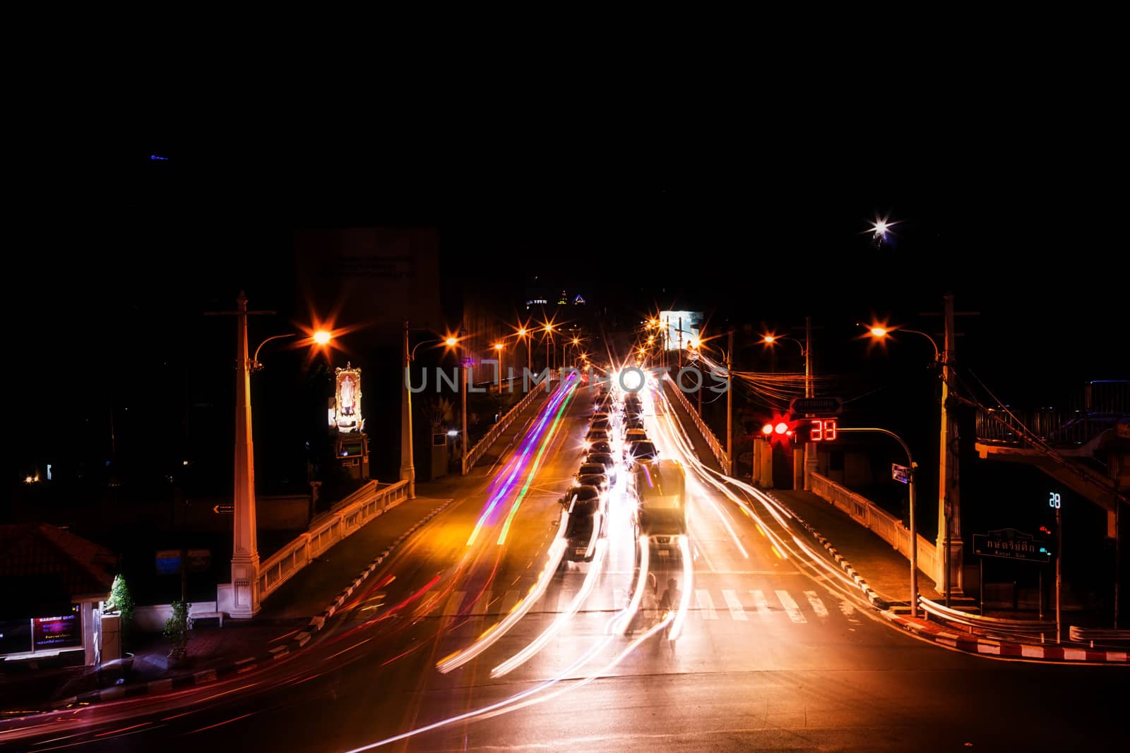 Bangkok cityscape at night