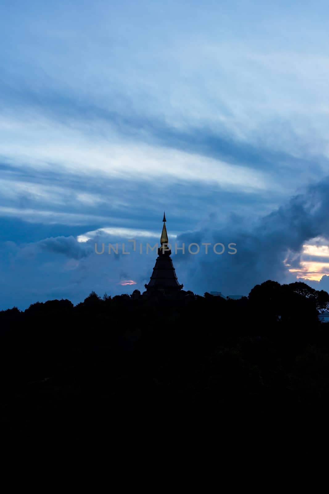 Mountain landscape in Chiang Mai, Thailand