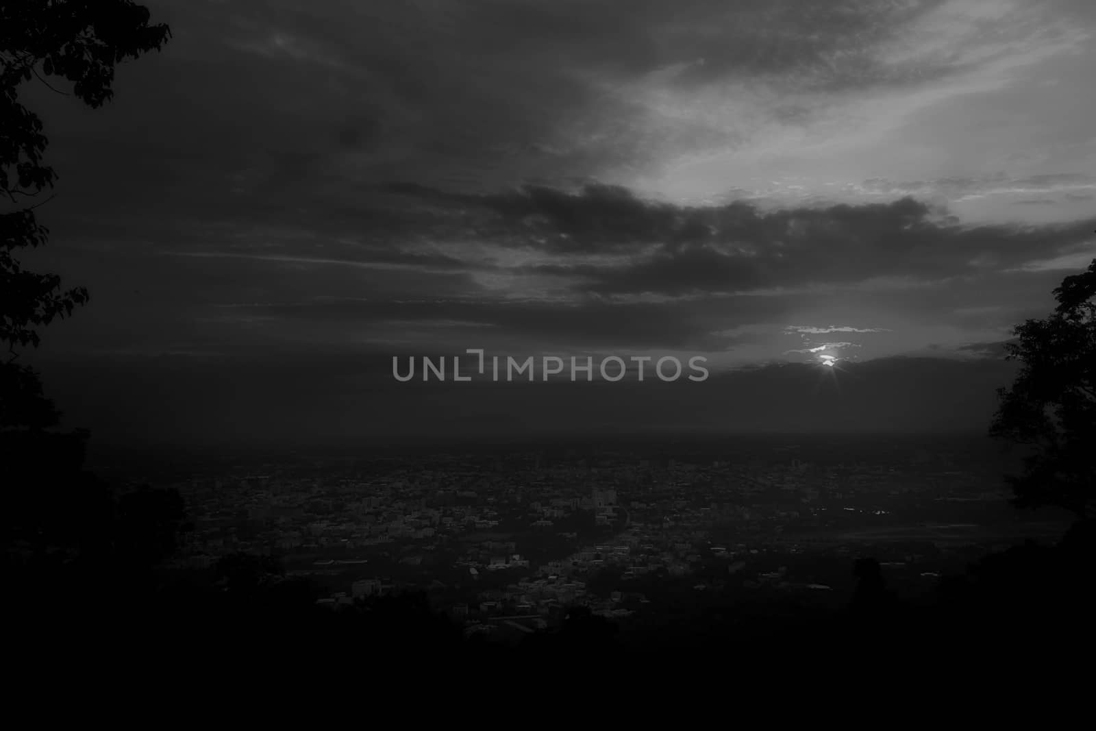 Chiang Mai cityscape, Thailand