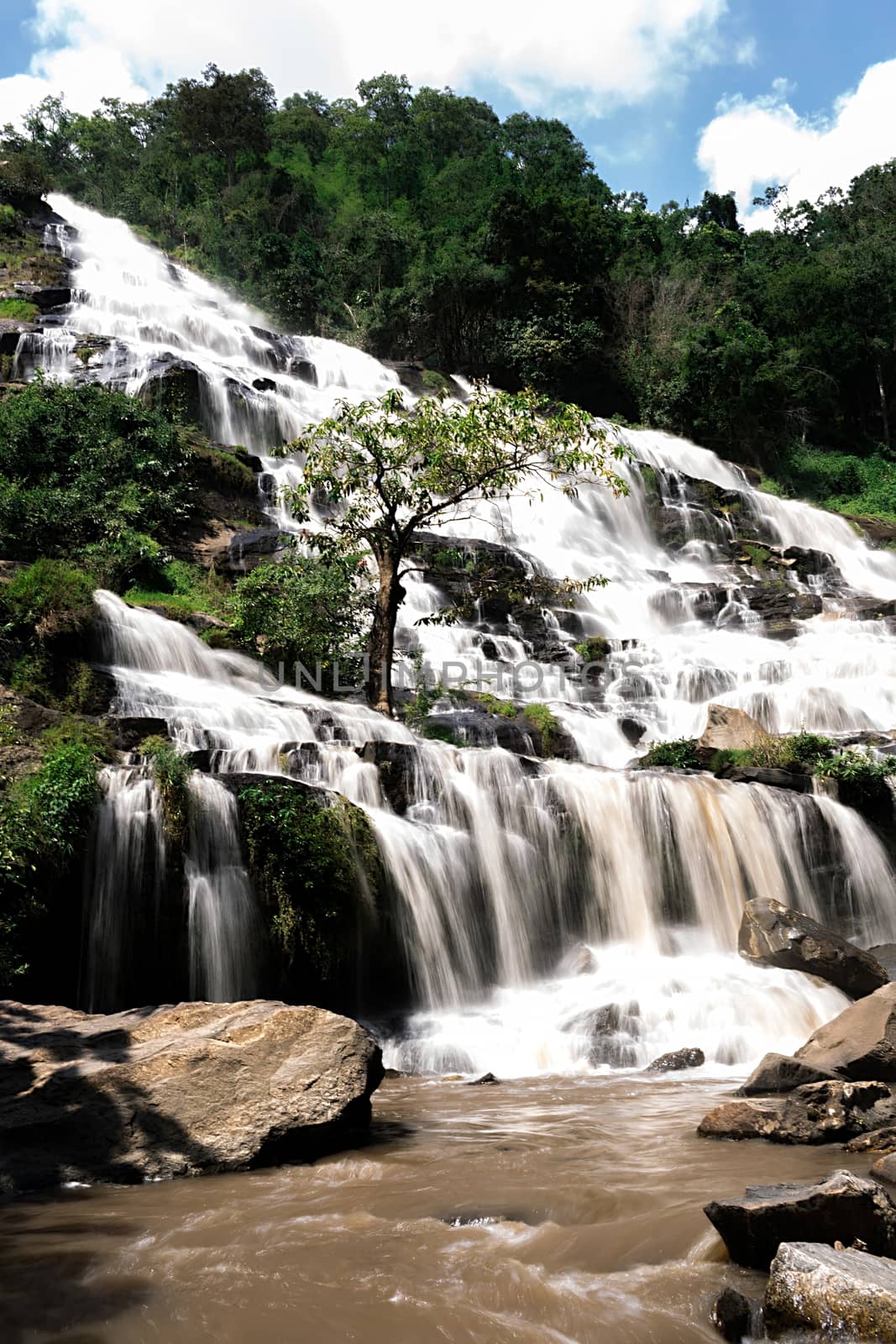 Mae Ya Waterfall in Chiang Mai, Thailand