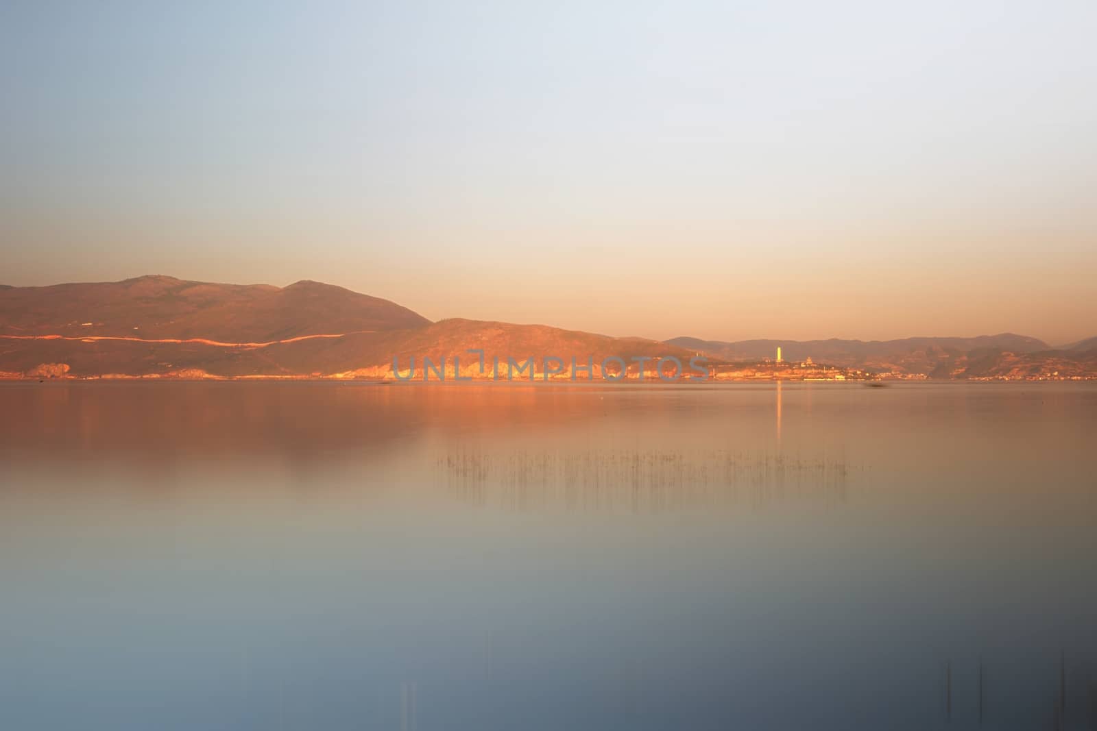 Erhai lake in Dali, Yunnan, China
