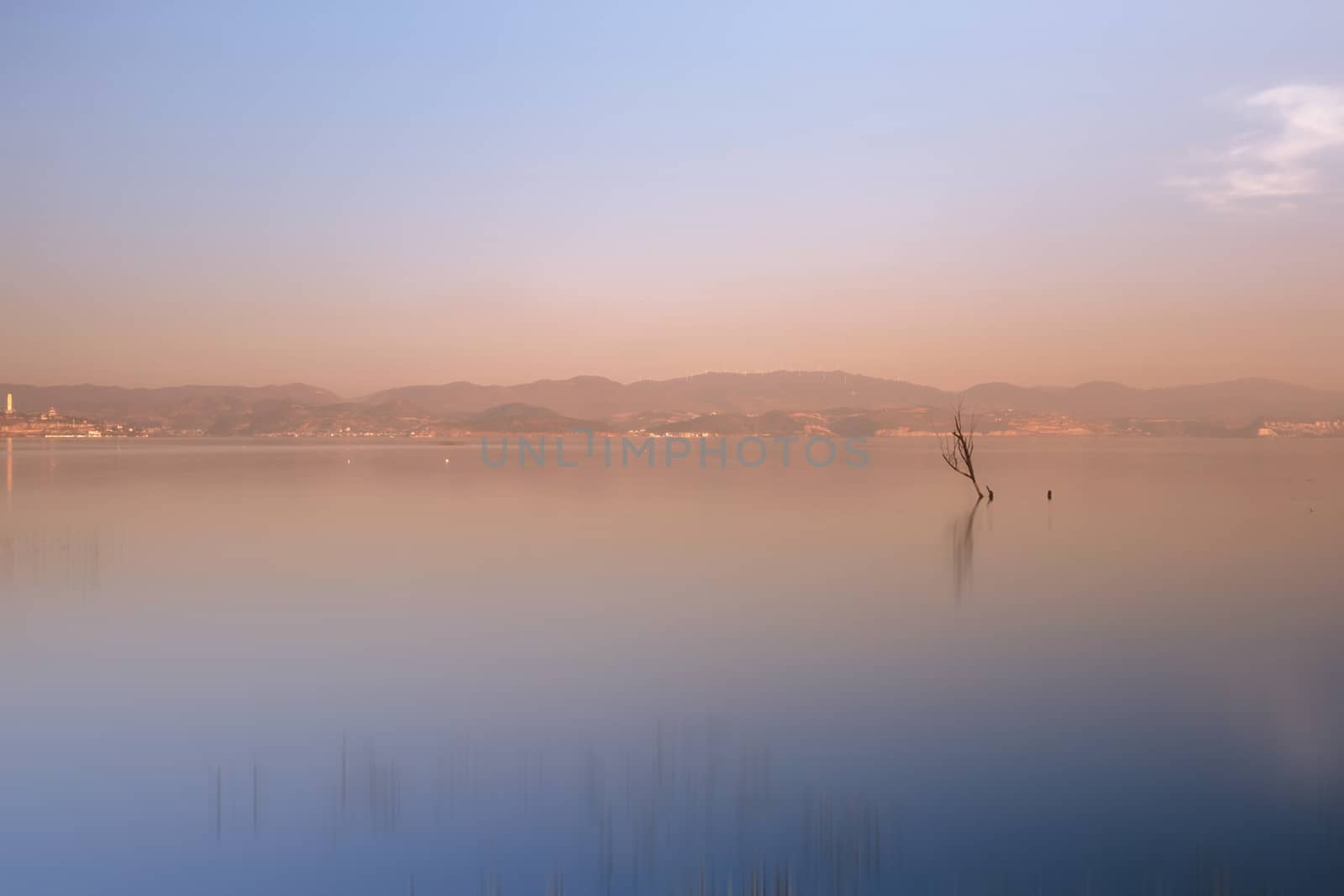 Erhai lake in Dali, Yunnan, China
