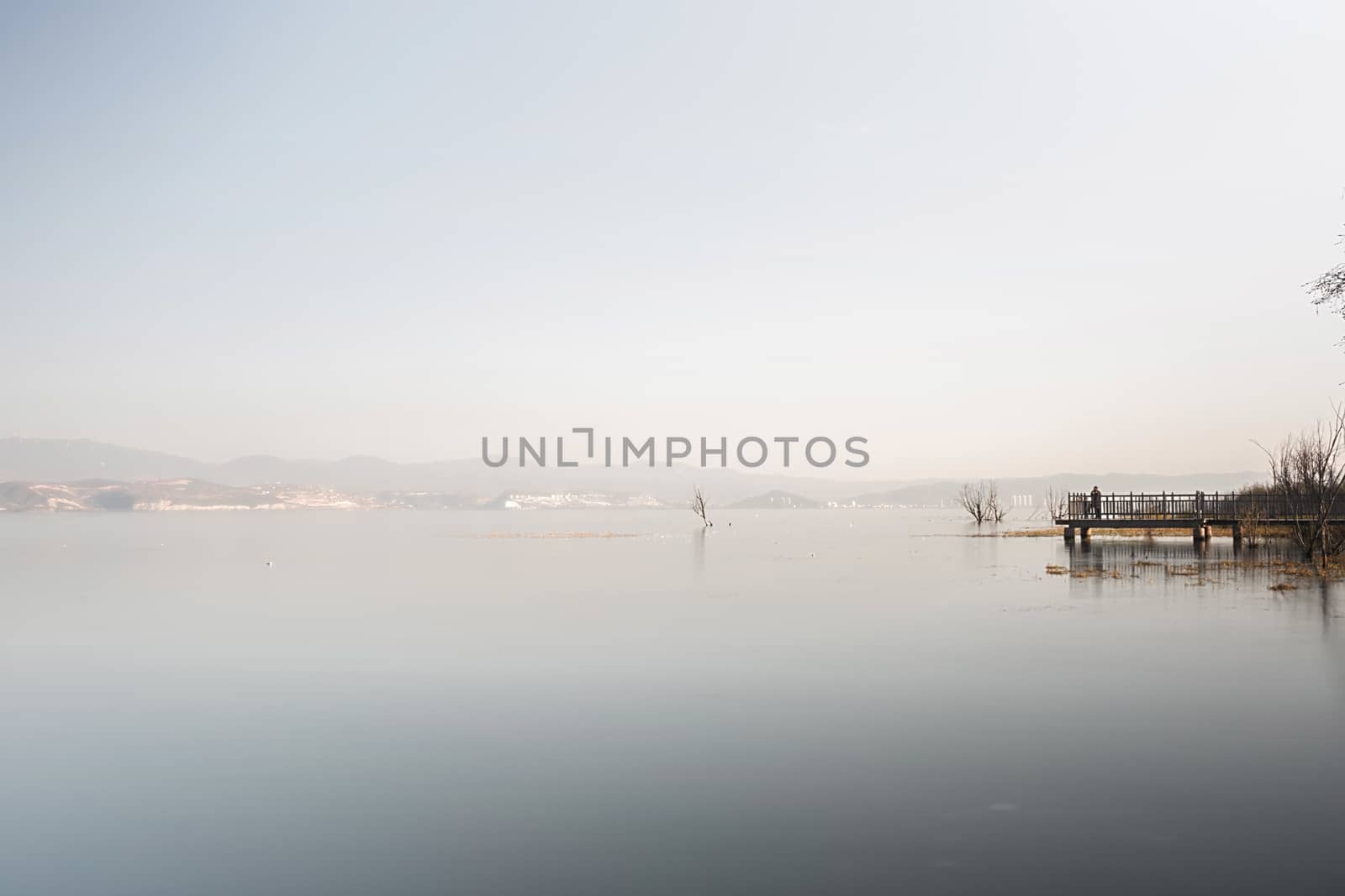 Erhai lake in Dali, Yunnan, China
