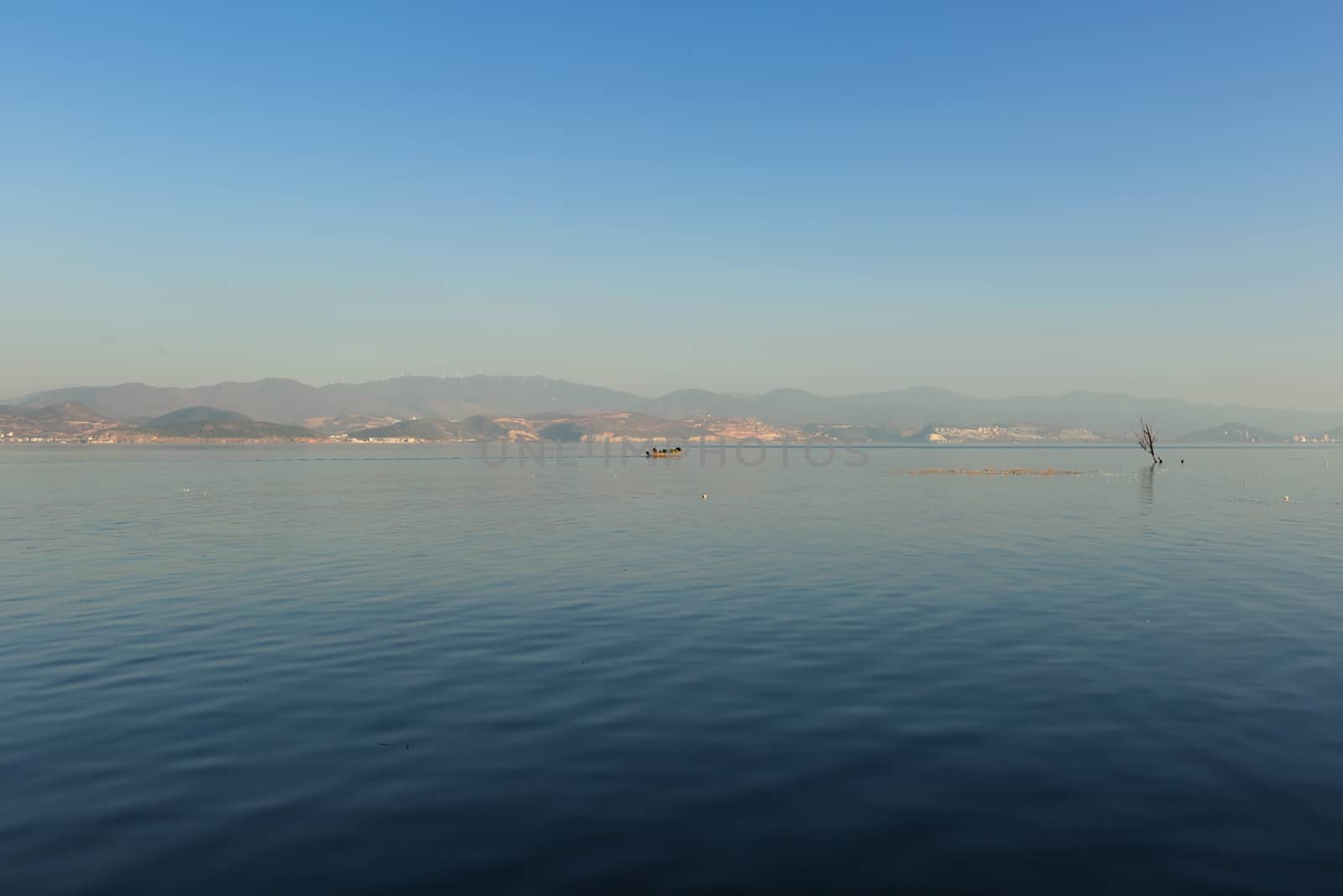 Erhai lake in Dali, Yunnan, China