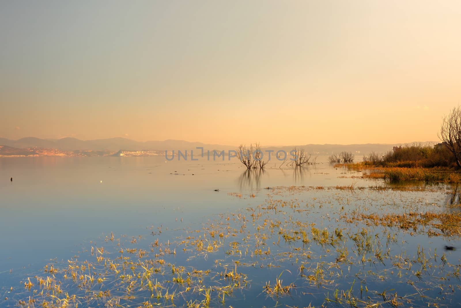 Erhai lake in Dali, Yunnan, China