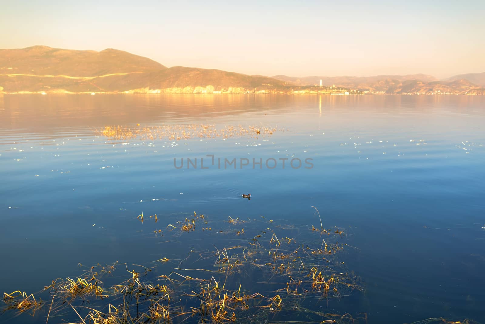 Erhai lake in Dali, Yunnan, China