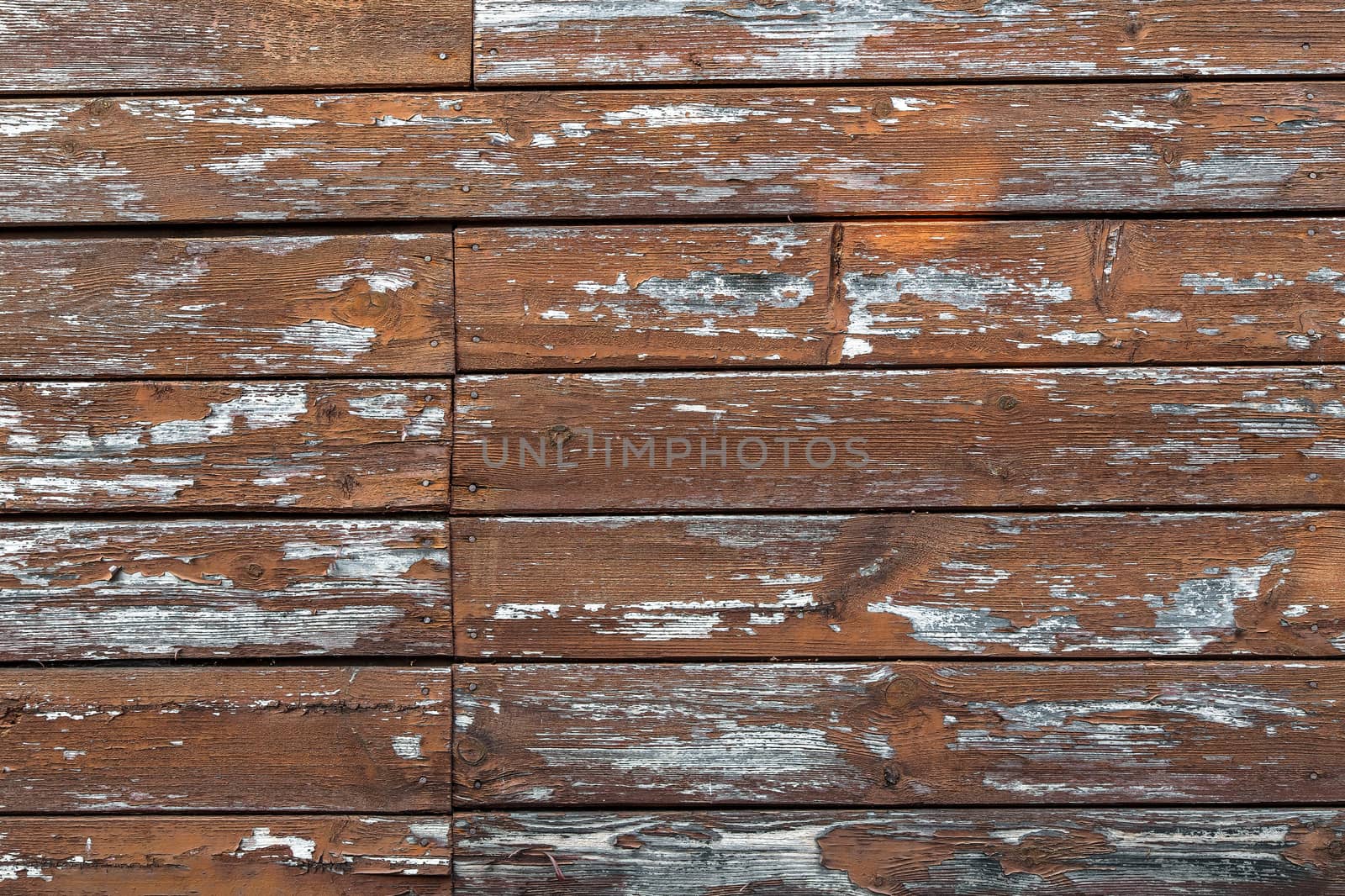 Texture of old boards with flaking paint