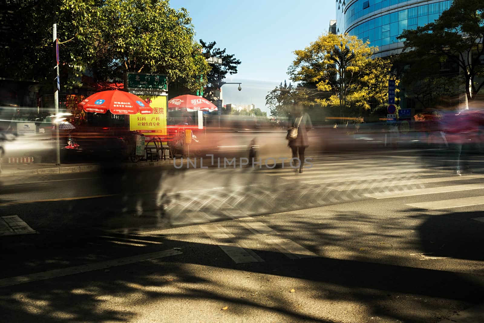 Street photography in Kunming city, China