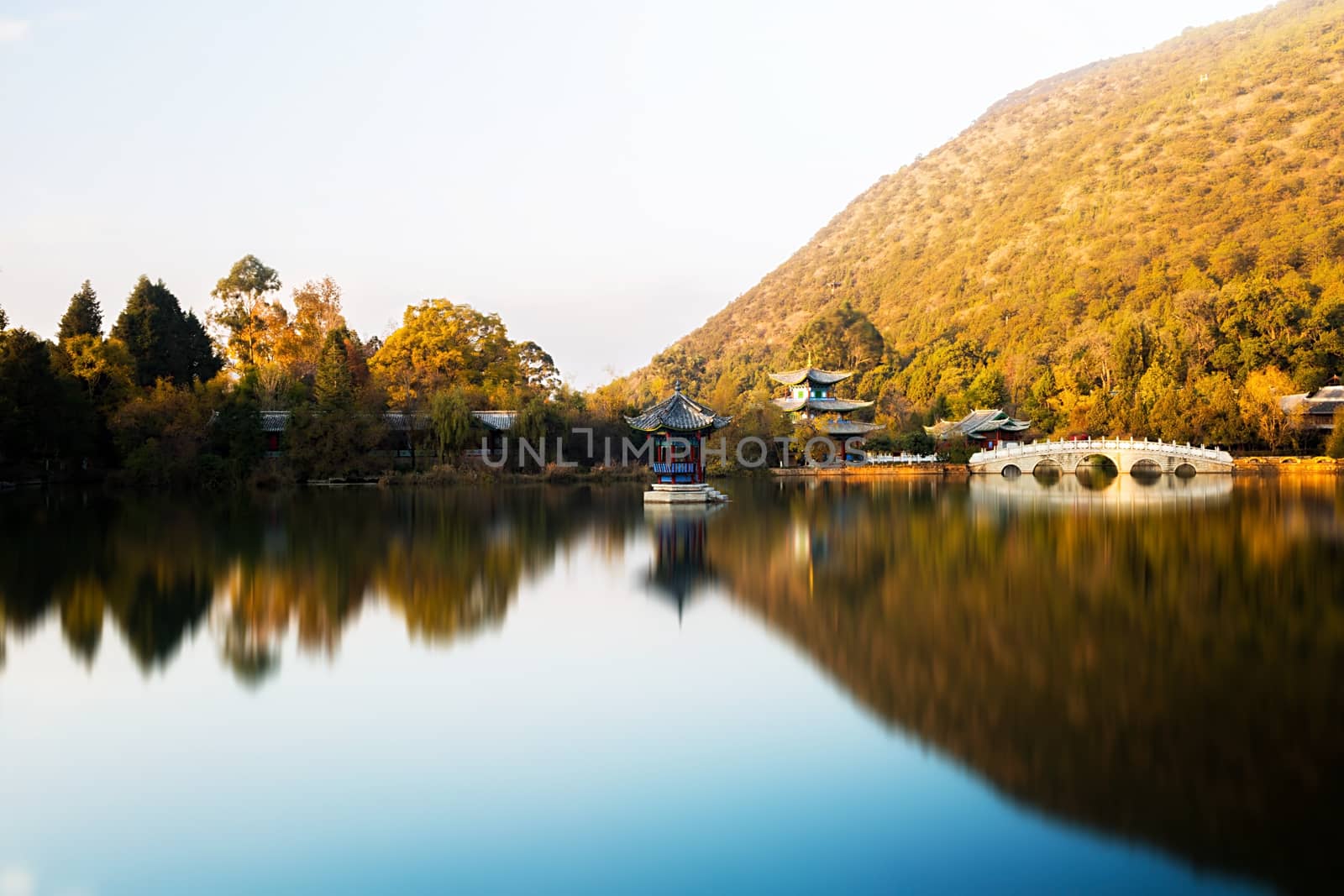 Black Dragon Pool in Lijiang, Yunnan, China