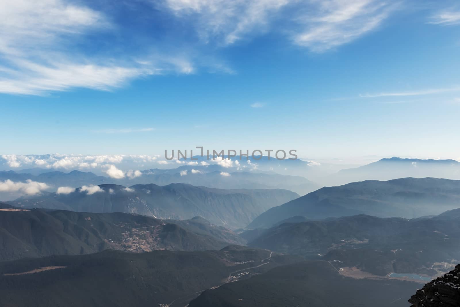 Jade Dragon Snow Mountain (Yulong Snow Mountain) located at Lijiang, Yunnan, China