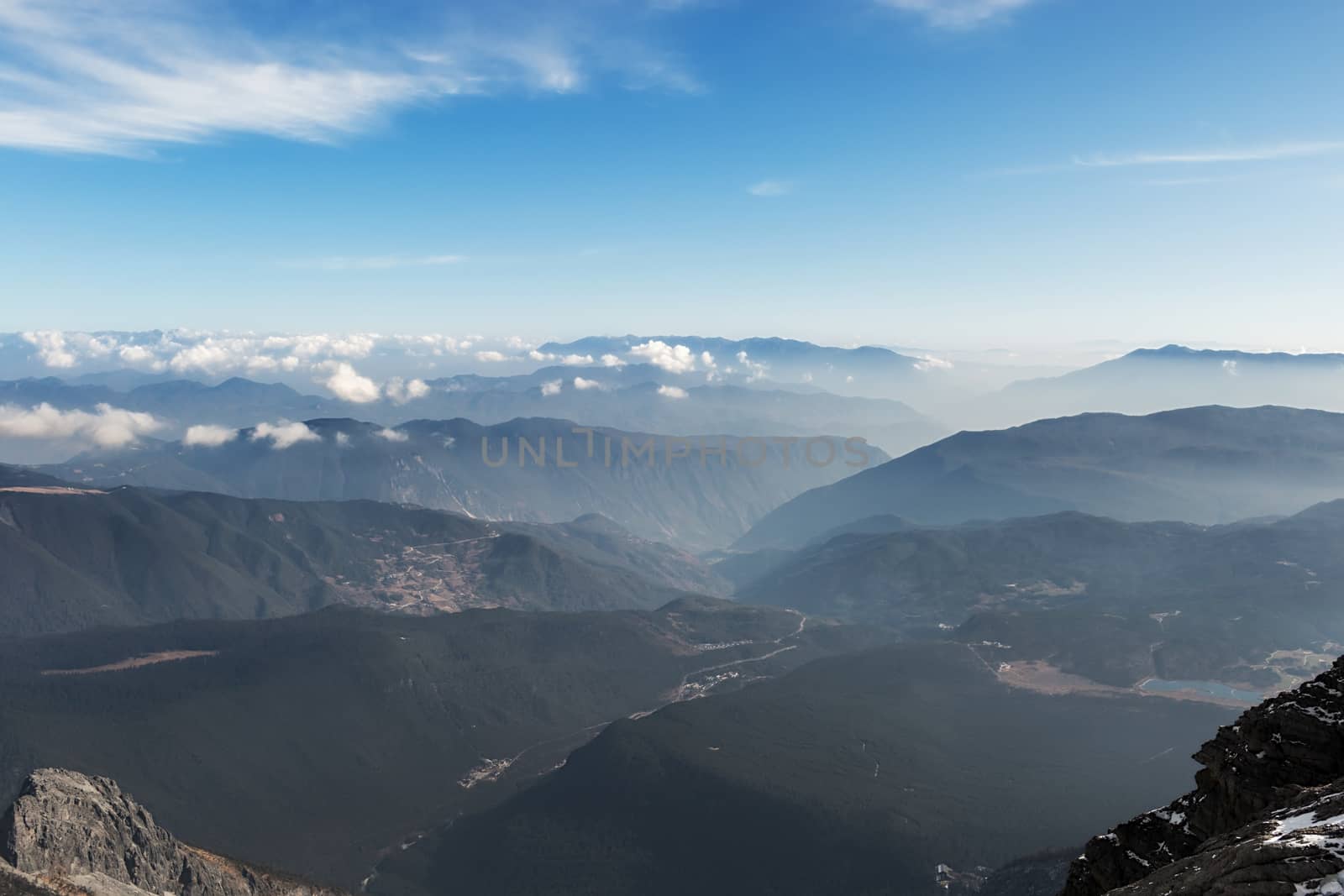 Jade Dragon Snow Mountain (Yulong Snow Mountain) located at Lijiang, Yunnan, China