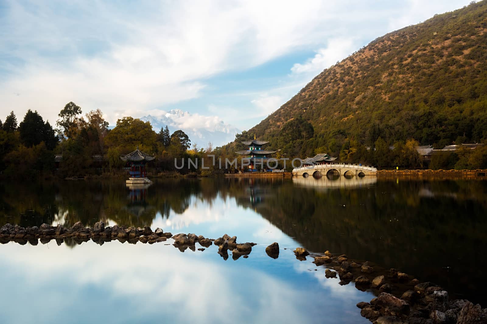 Black Dragon Pool in Lijiang, Yunnan, China