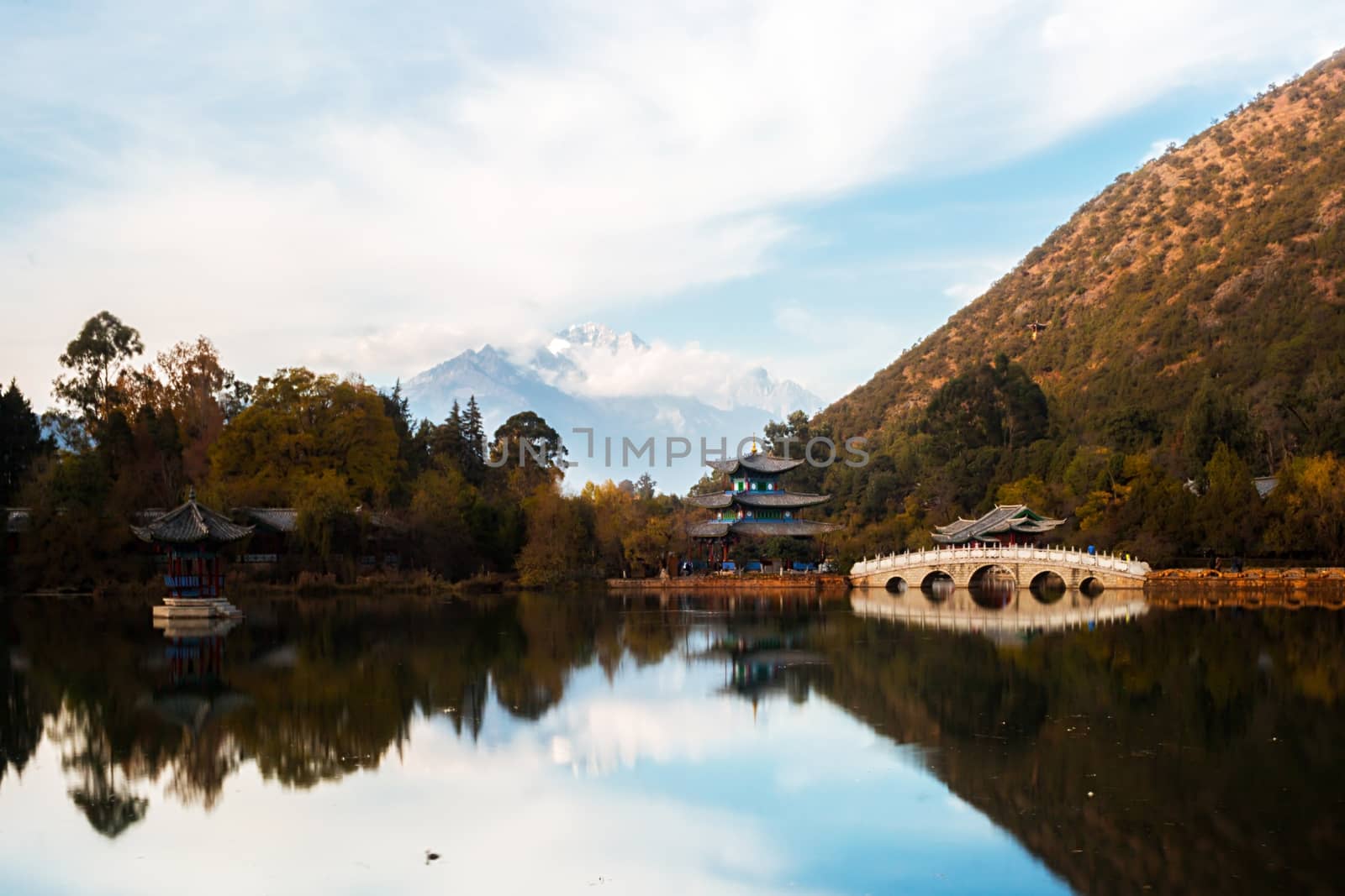 Black Dragon Pool in Lijiang, Yunnan, China