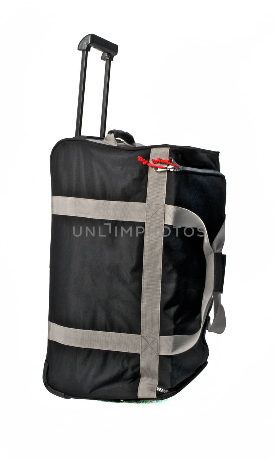 Travel Bag Gray Color Large on White background