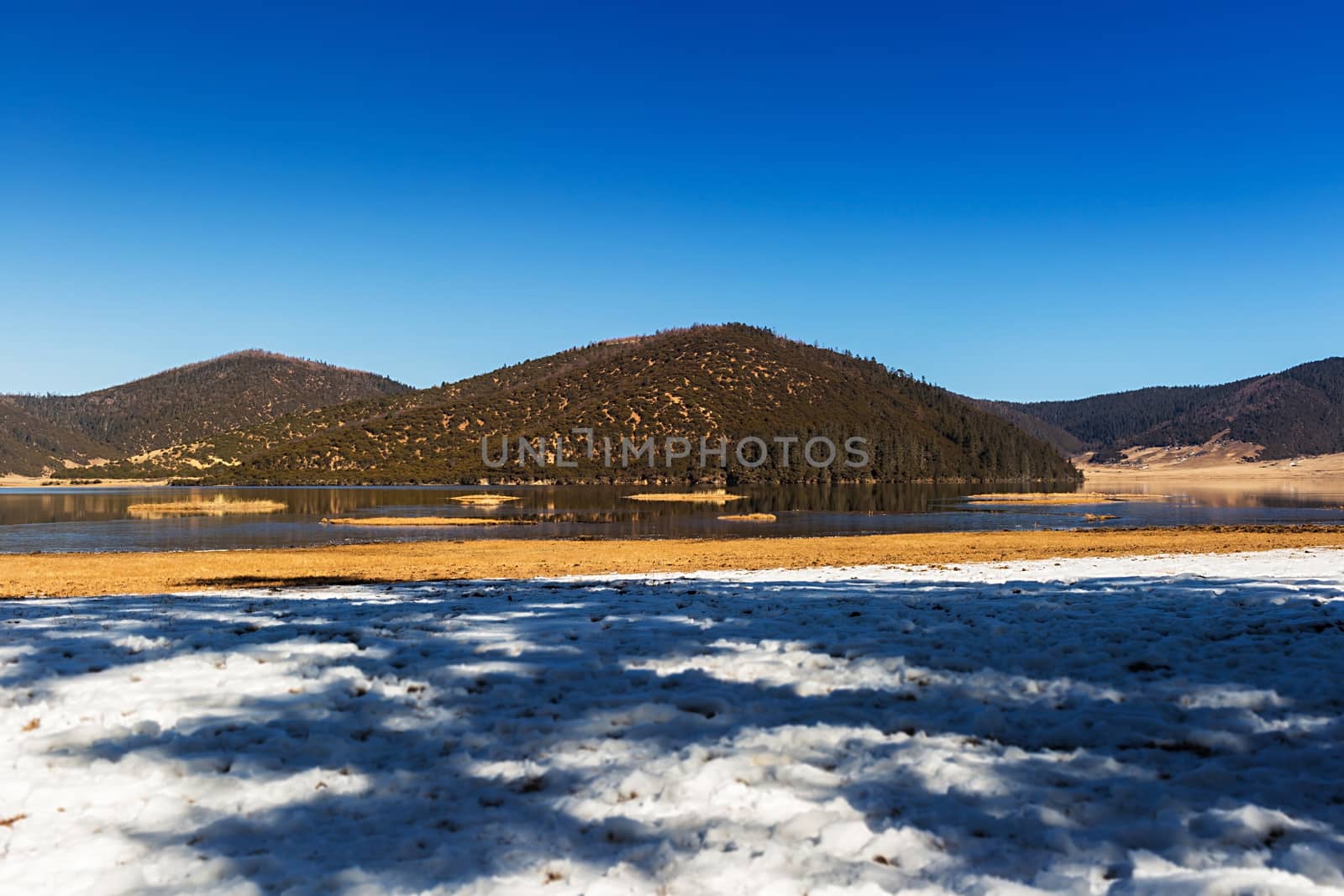Landscape of Pudacuo National Park, Shangri-la, China
