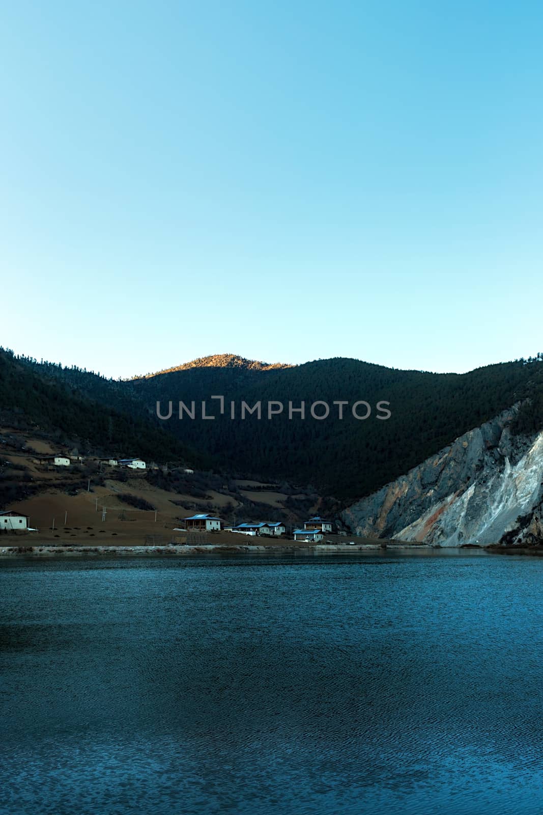 Napa lake in Shangri-la, China