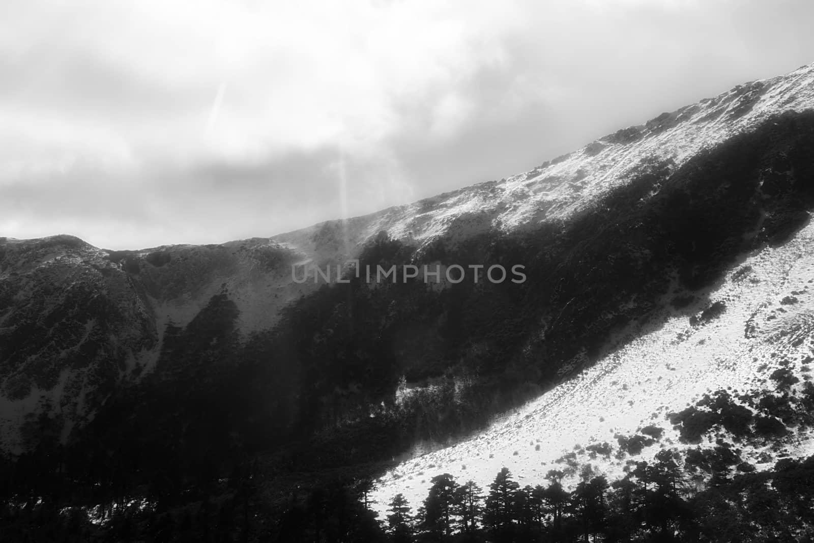 Shika Snow Mountain in Yunnan, China