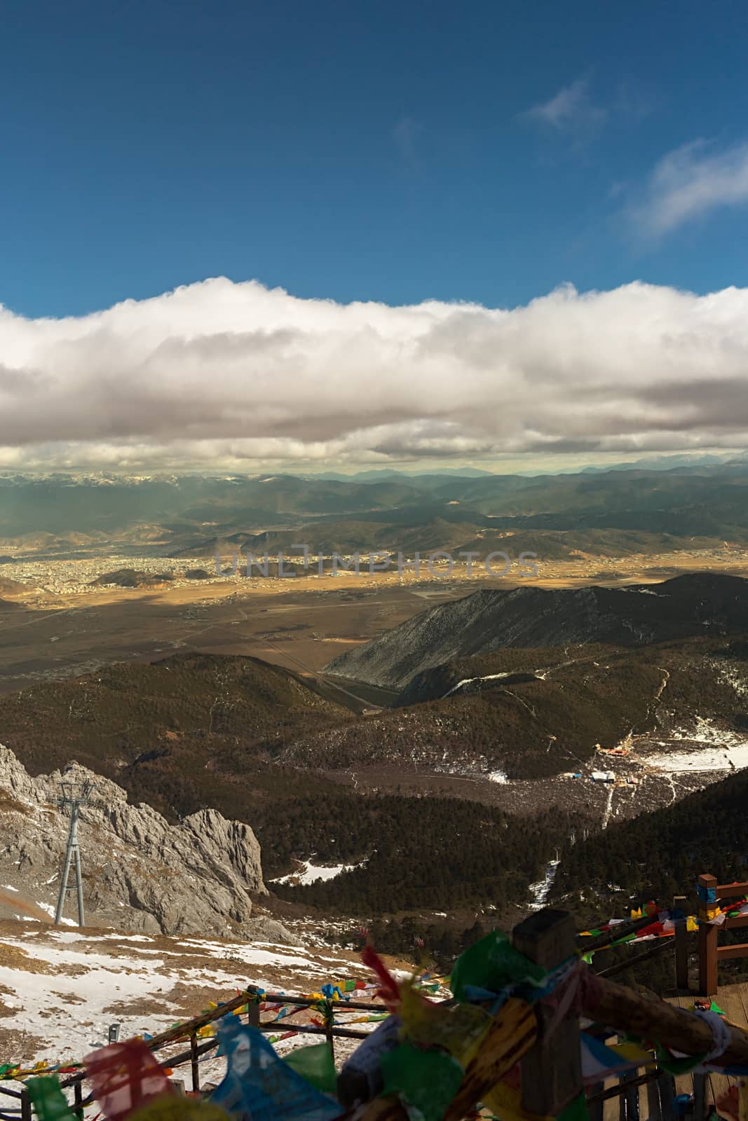 Shika Snow Mountain in Yunnan, China