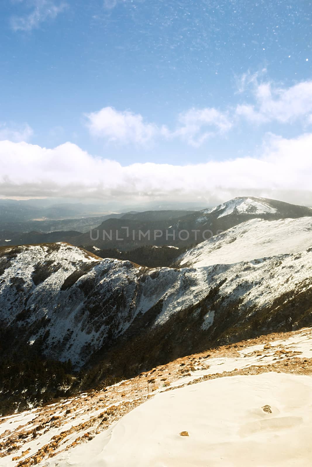 Shika Snow Mountain in Yunnan, China