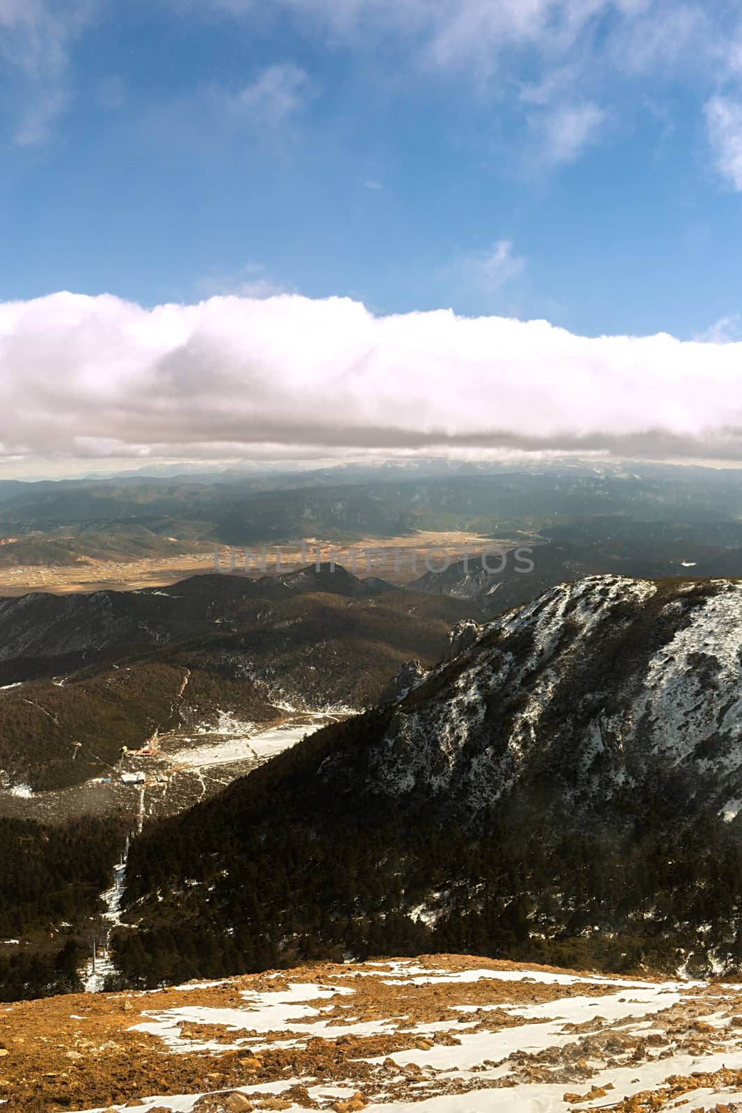 Shika Snow Mountain in Yunnan, China