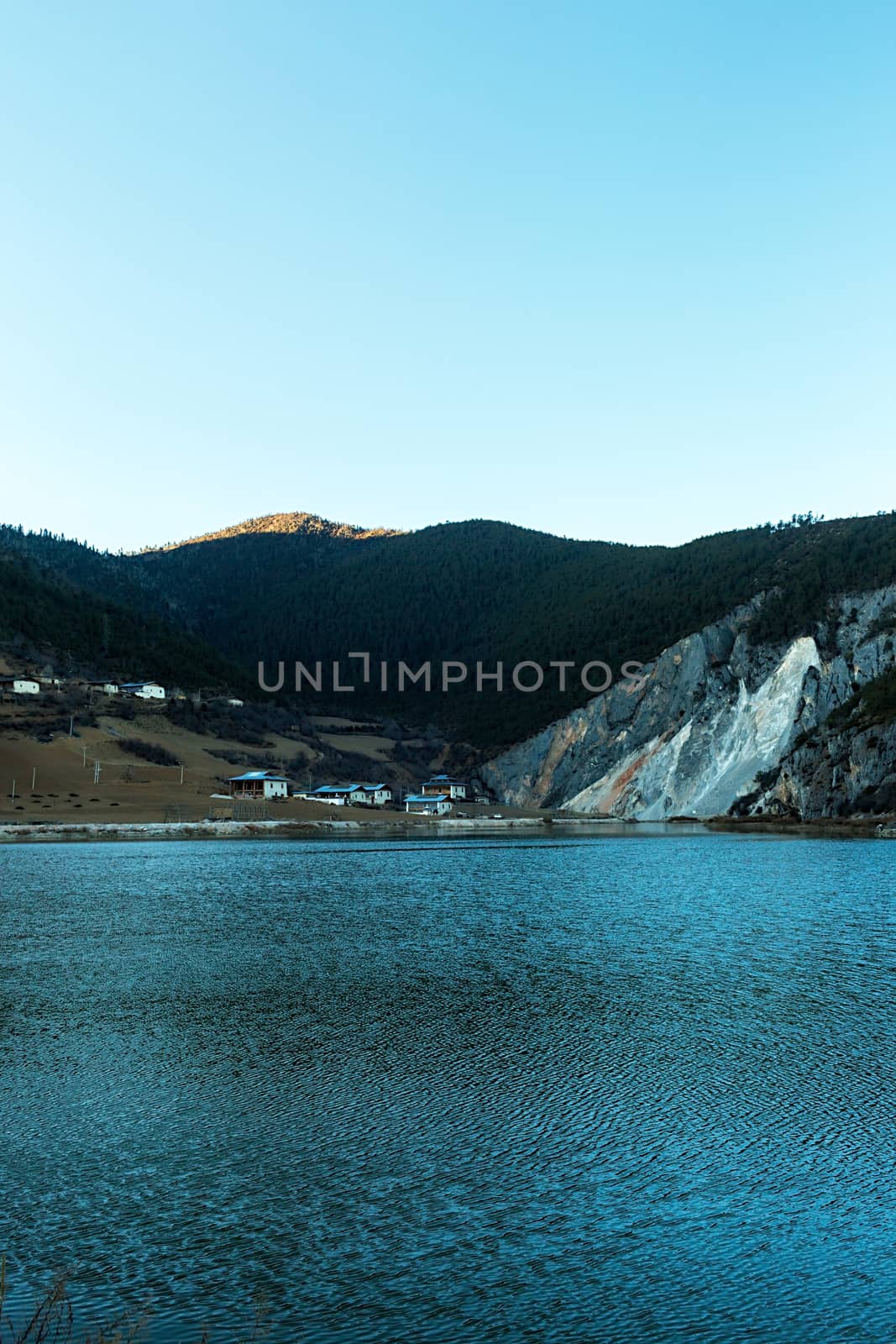 Napa lake in Shangri-la, China