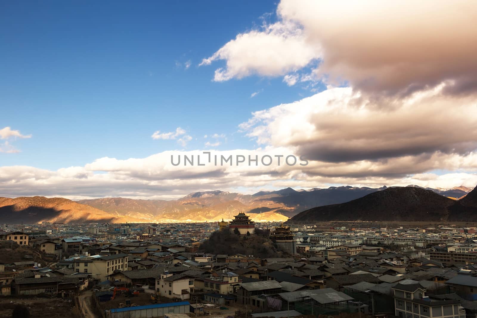 Shangri-la old town in Yunnan, China