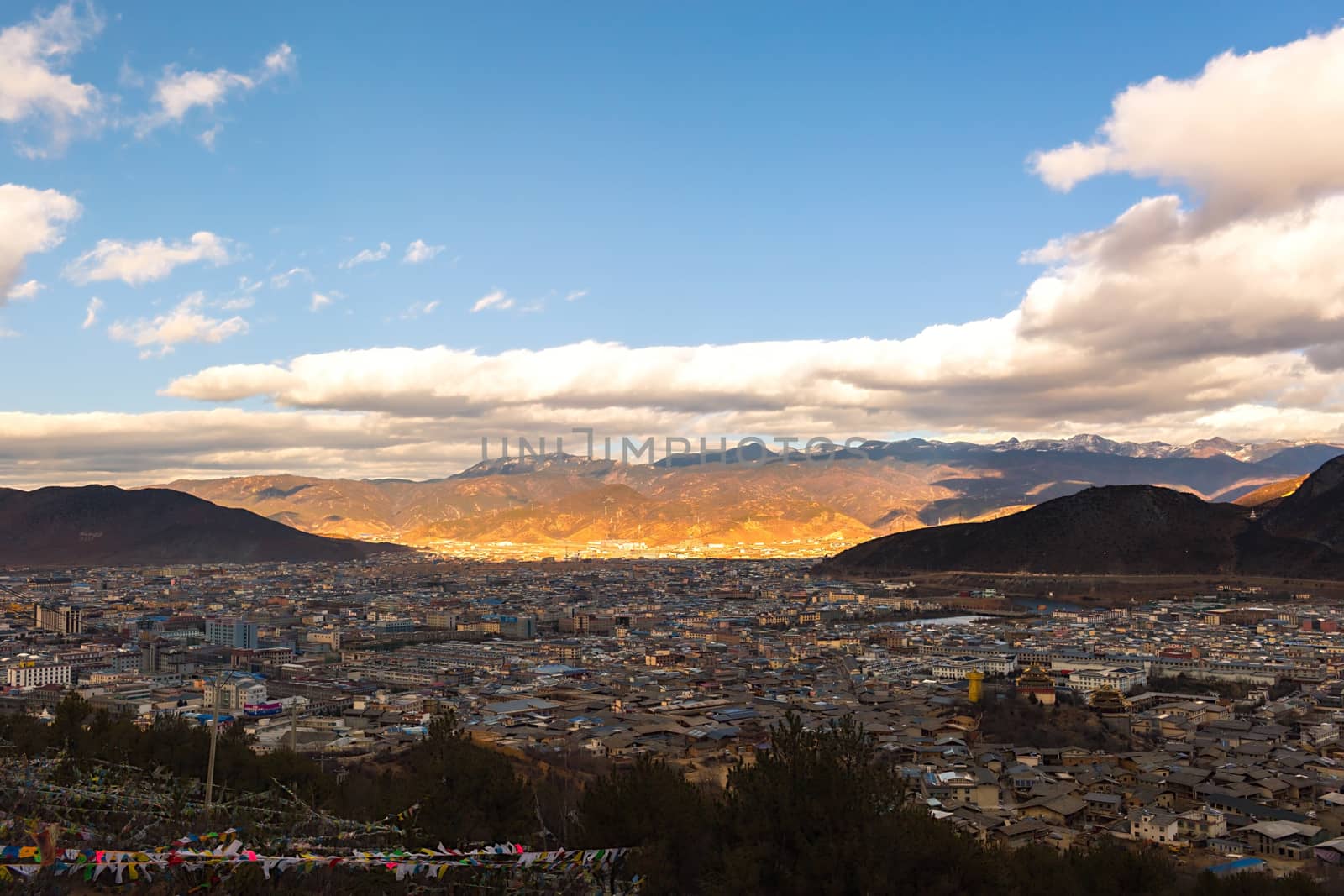 Shangri-la old town in Yunnan, China