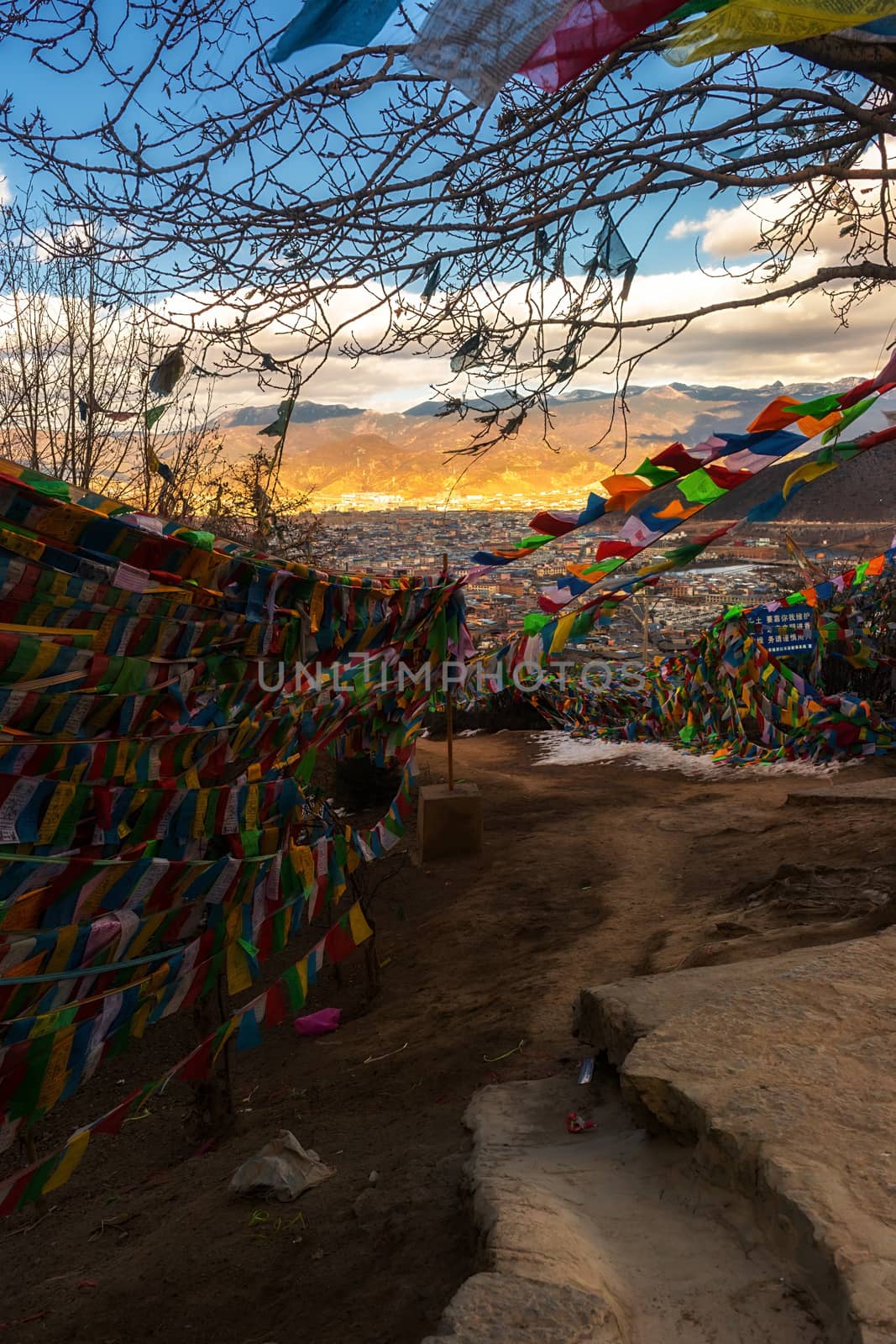 Shangri-la old town in Yunnan, China