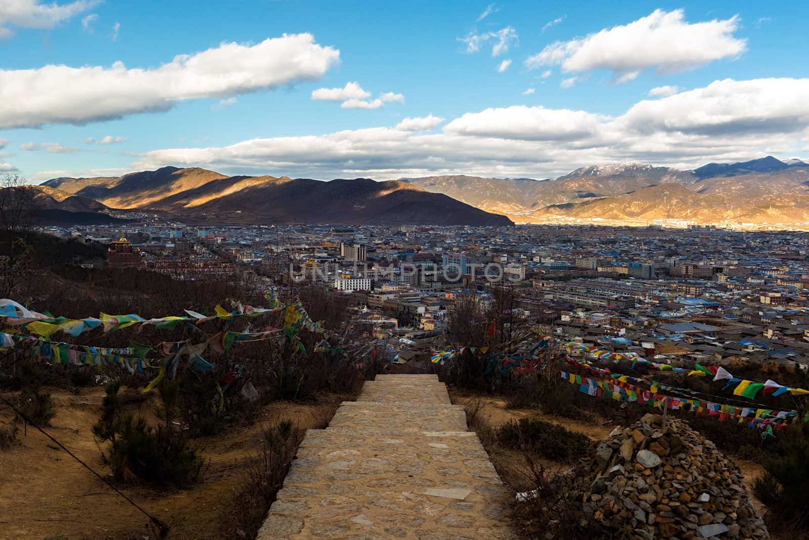 Shangri-la old town in Yunnan, China