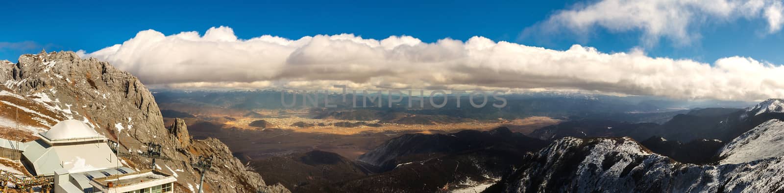 Shika Snow Mountain in Yunnan, China