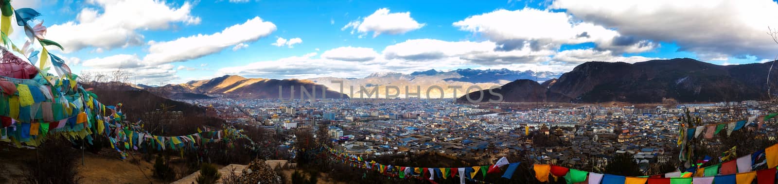 Shangri-la old town in Yunnan, China