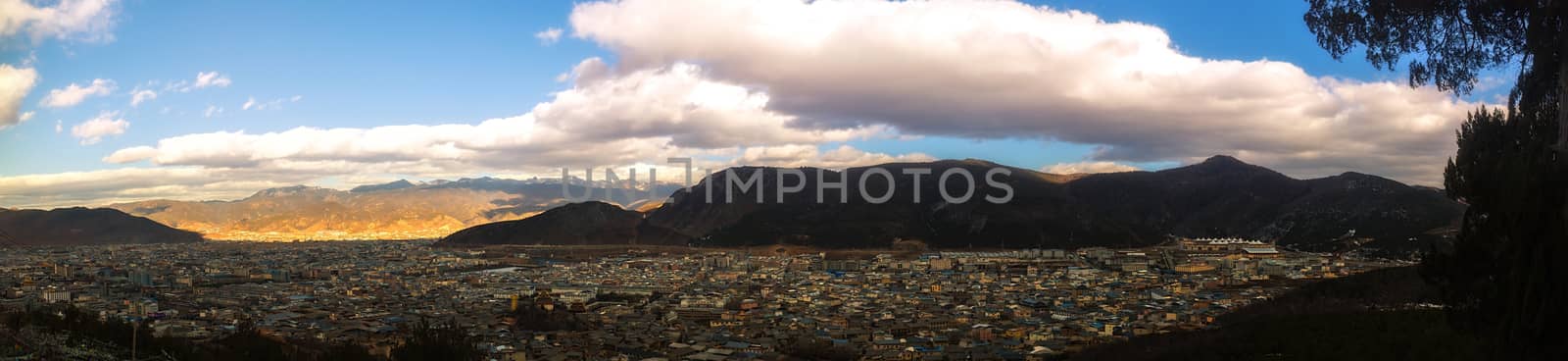 Shangri-la old town in Yunnan, China