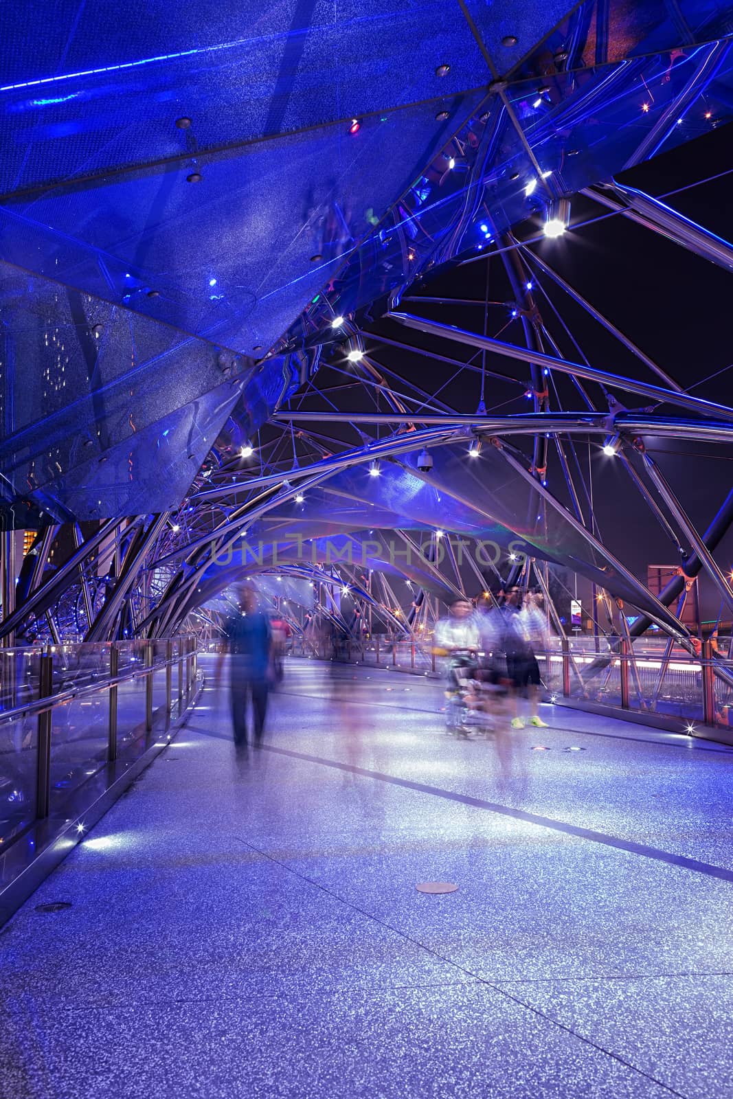 Helix bridge in Singapore