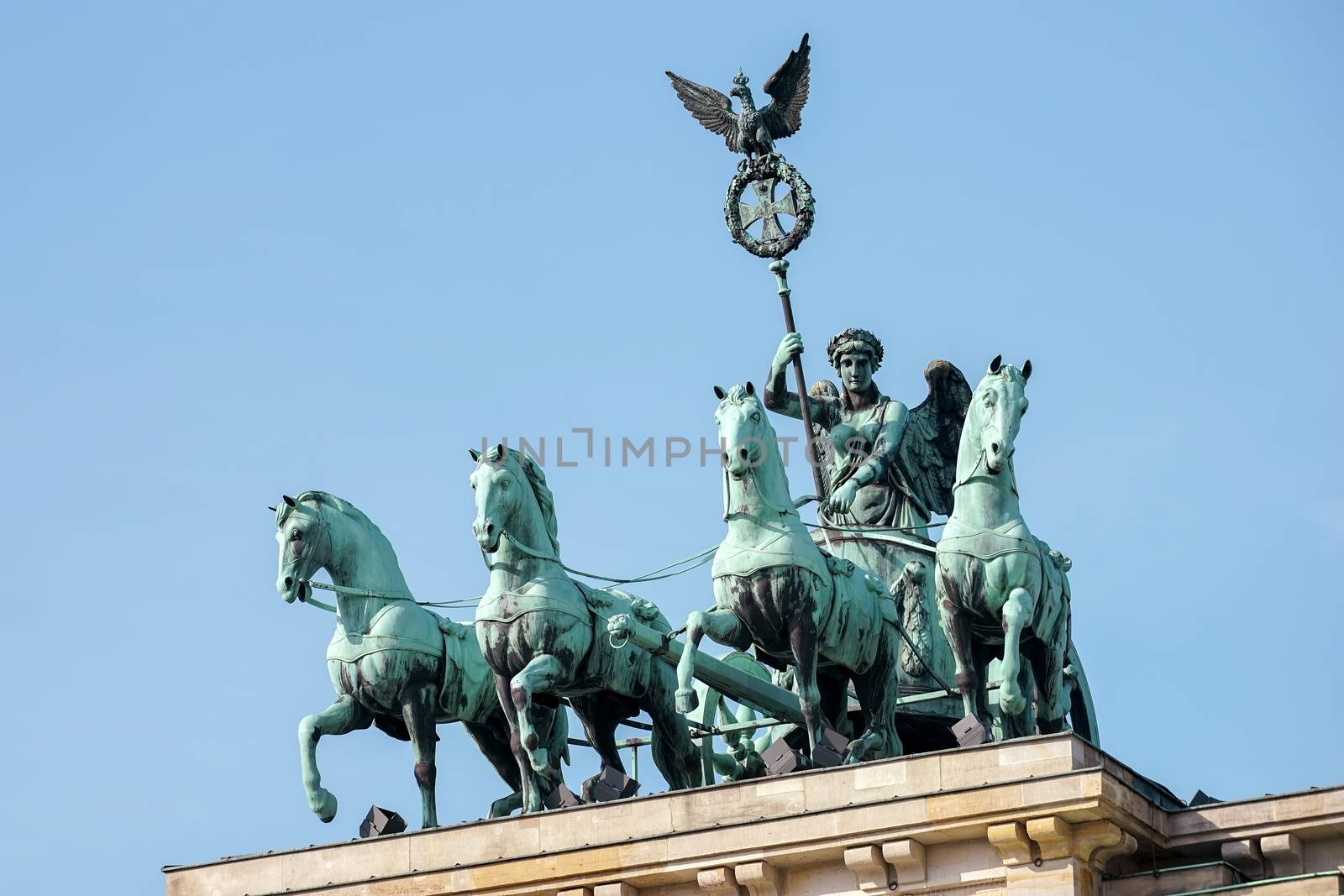 The Brandenburg Gate Monument in Berlin by phil_bird