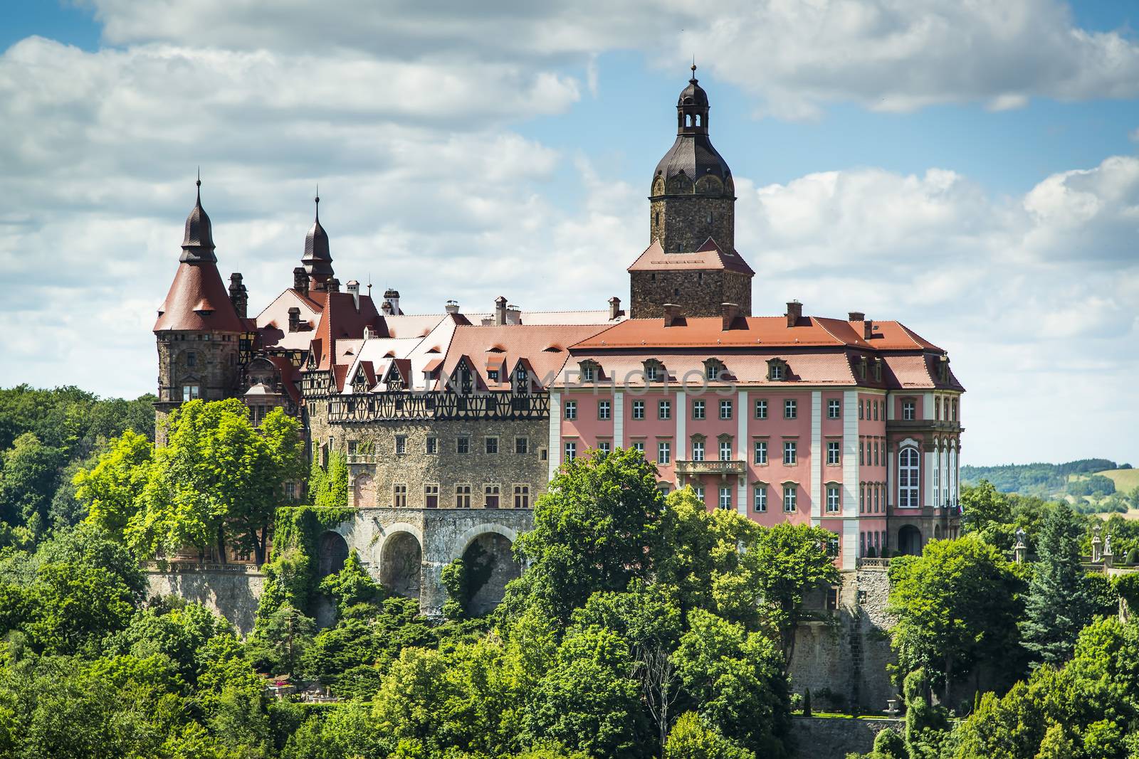 Beauty of Ksiaz Castle by furzyk73