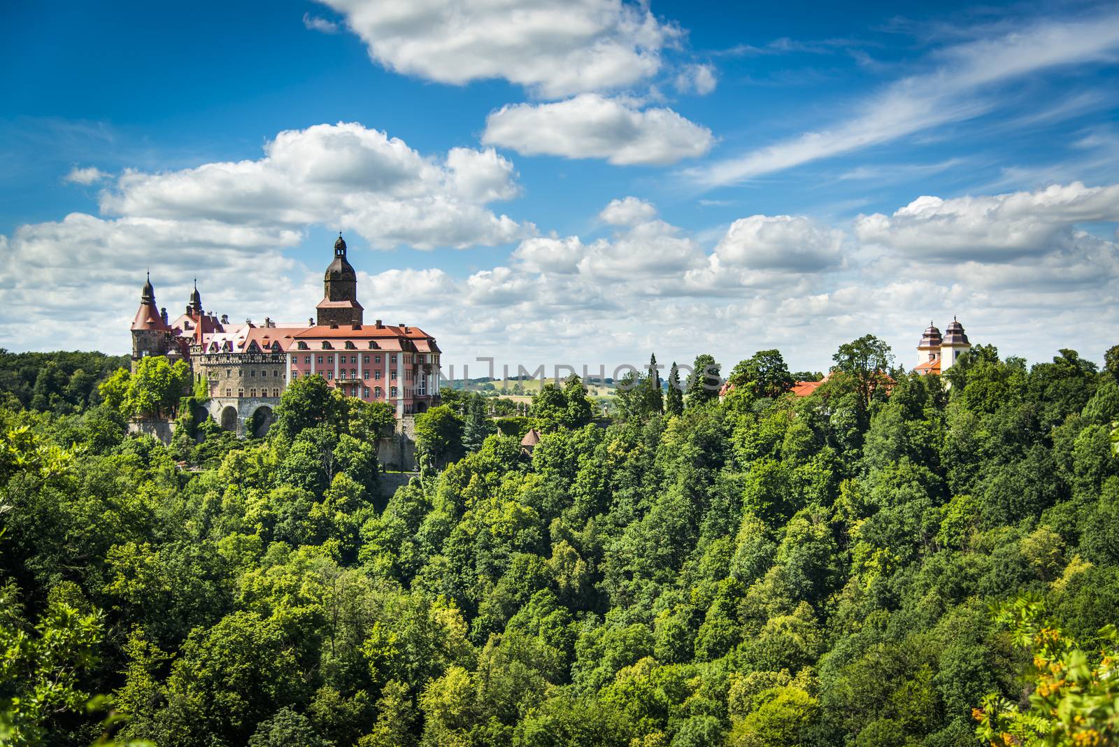 Beauty of Ksiaz Castle by furzyk73