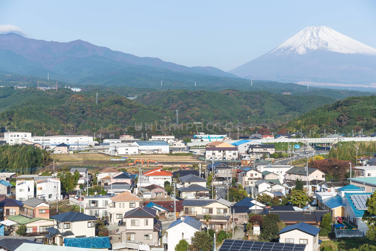 Mountain Fuji in shizouka city