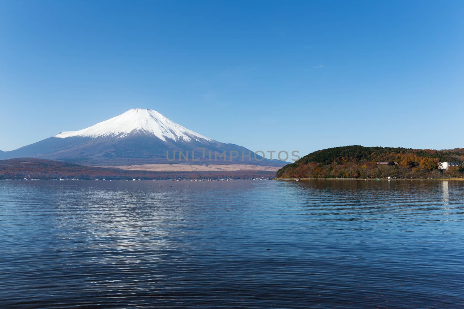 Mountain Fuji and Lake Yamanaka