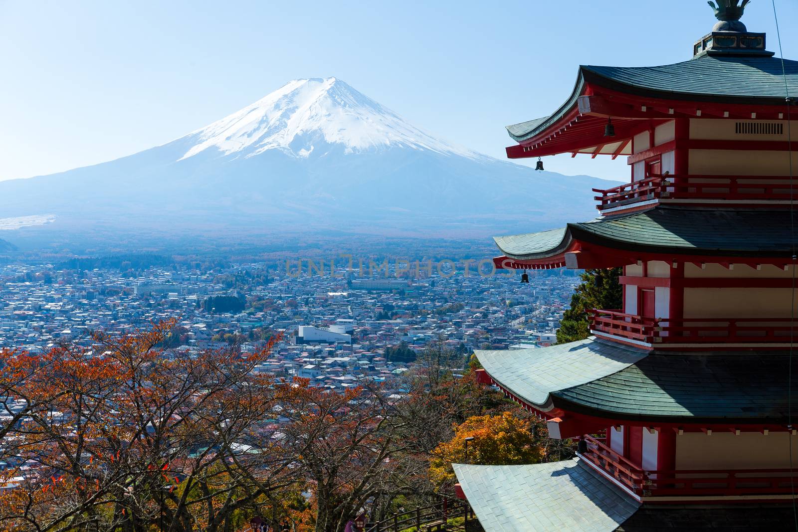 Mt. Fuji with Chureito Pagoda