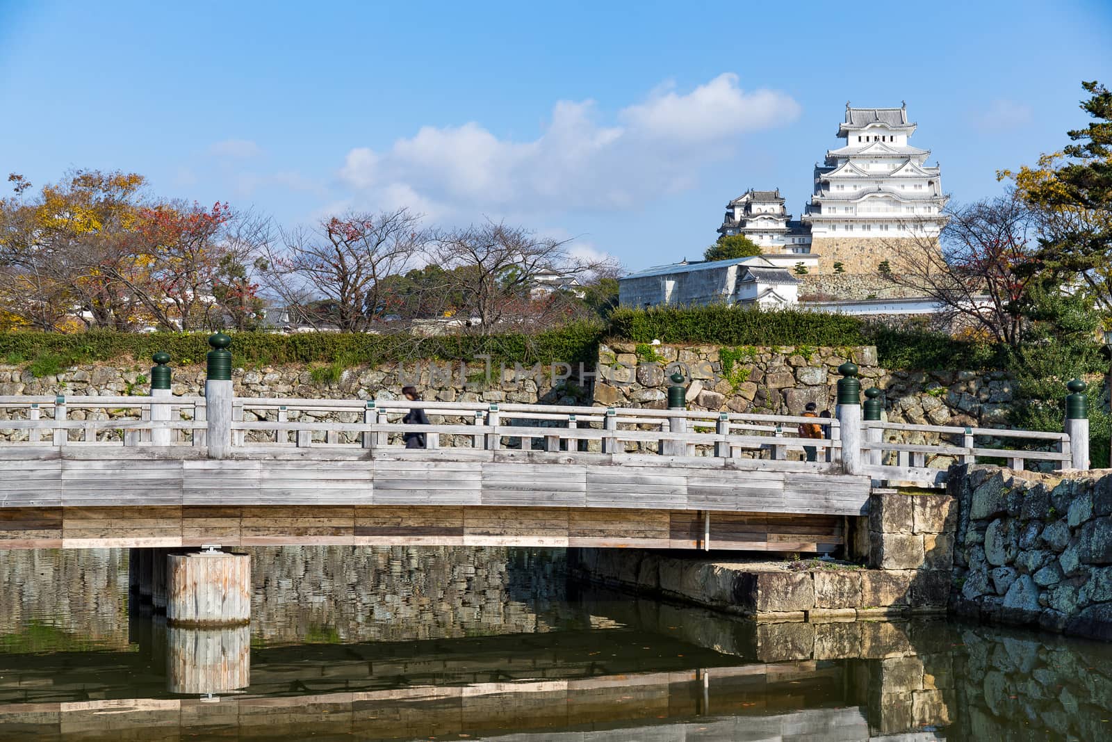 Japanese Himeji castle by leungchopan