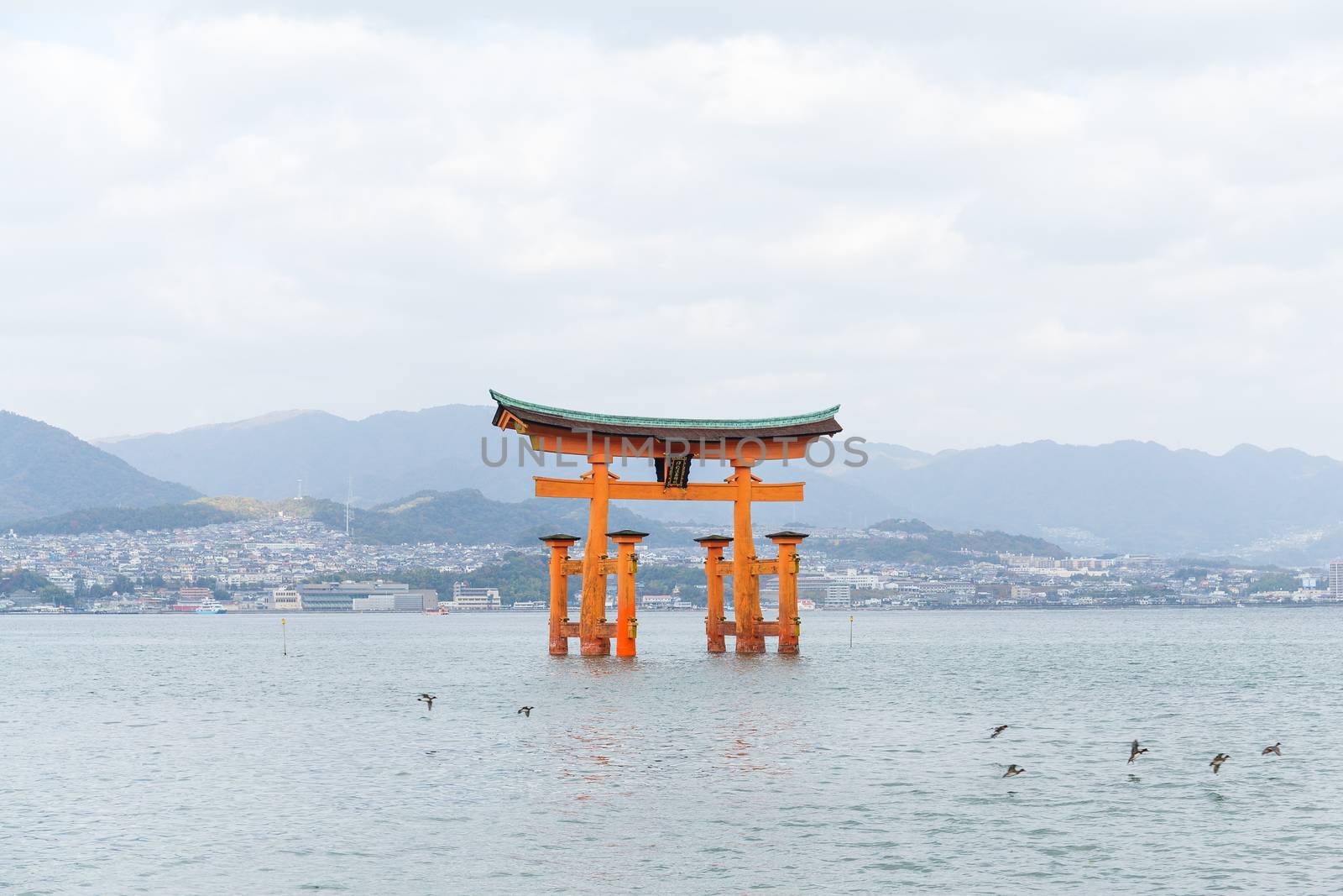 Itsukushima Shrine in Japan by leungchopan