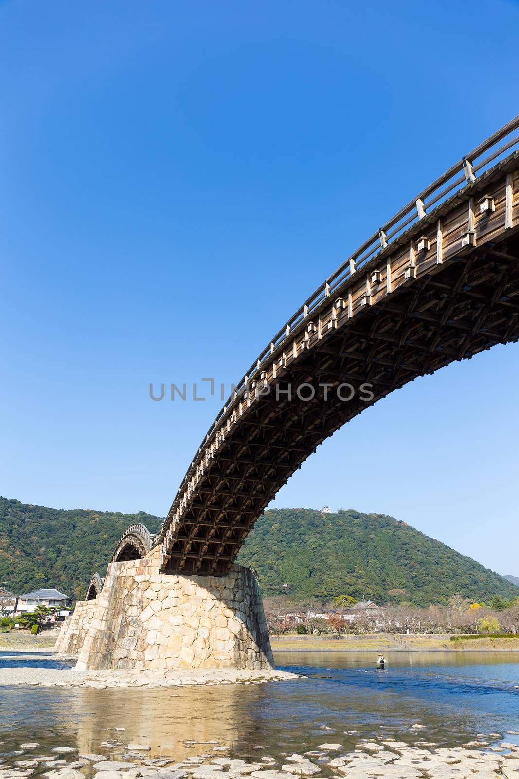 Arc bridge in Japan by leungchopan