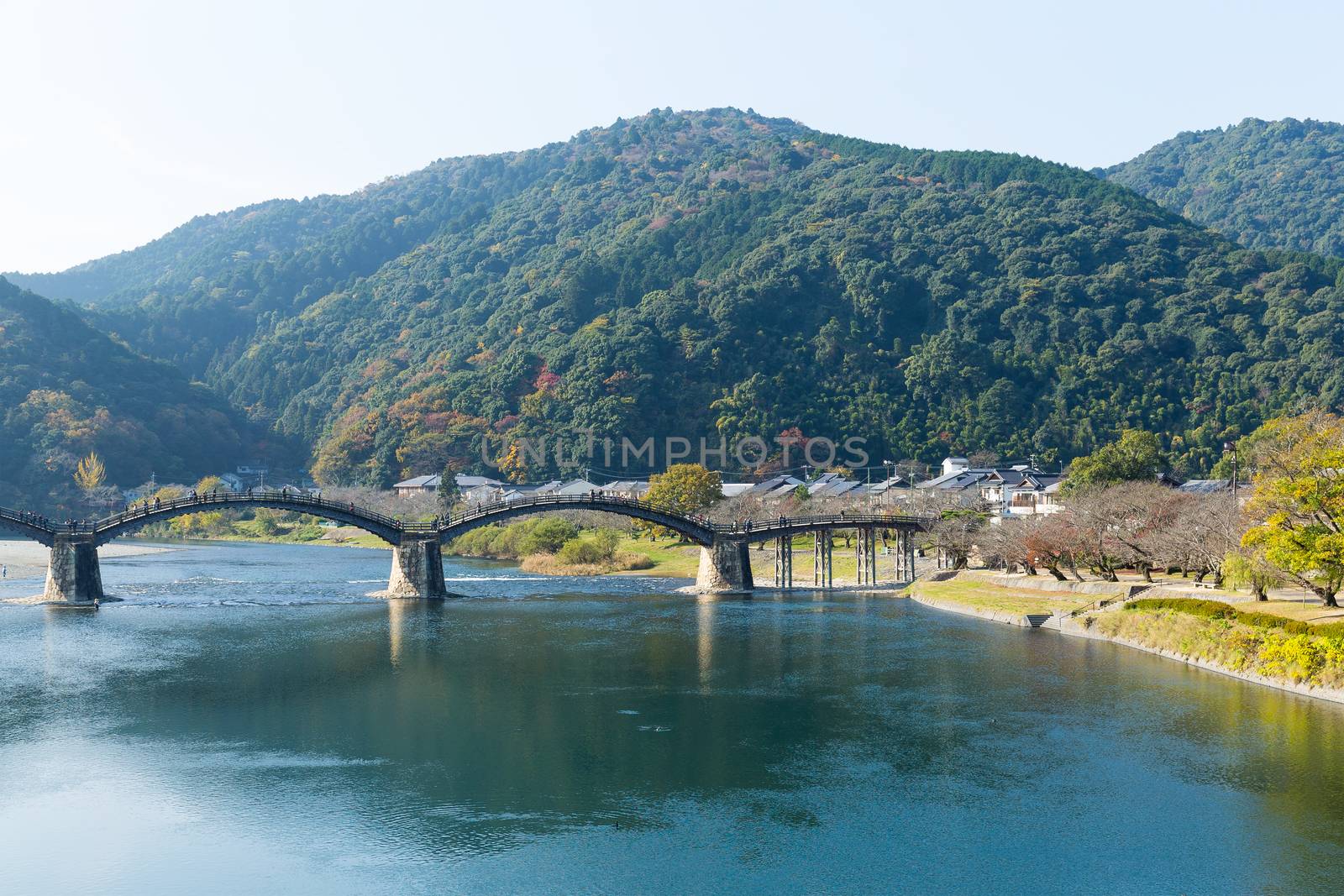 Kintai Bridge in Japan by leungchopan