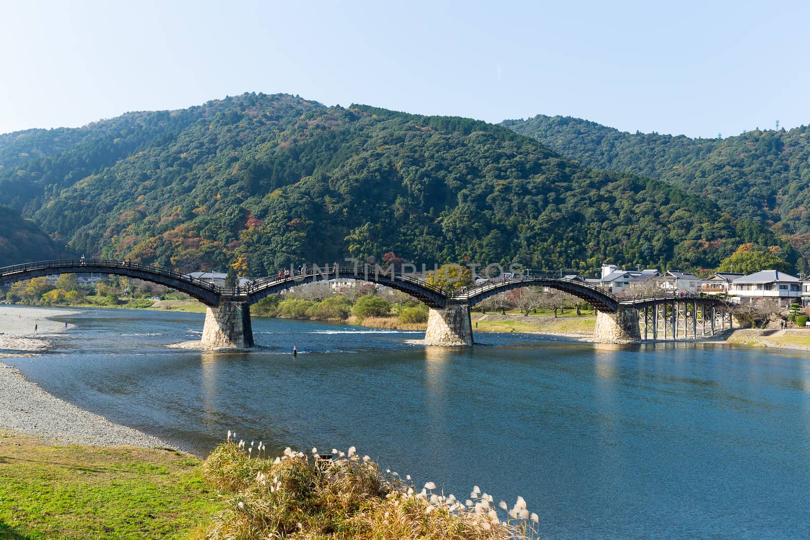 Japanese Kintai Bridge by leungchopan