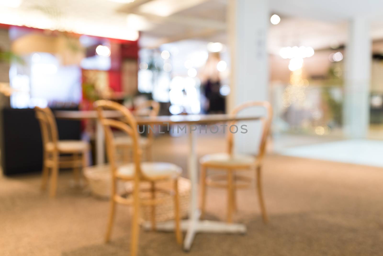 Blur view of cafe