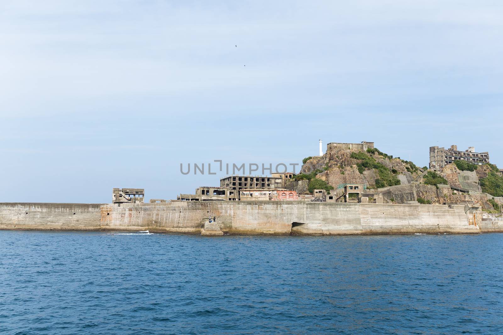 Hashima Island in Nagasaki city by leungchopan