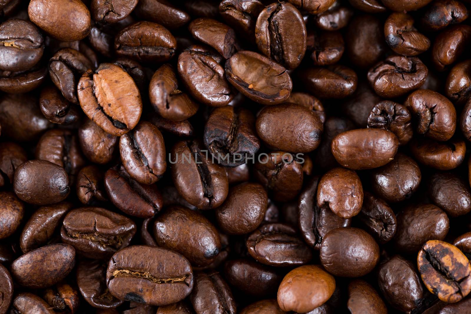 Roasted brown Coffee bean