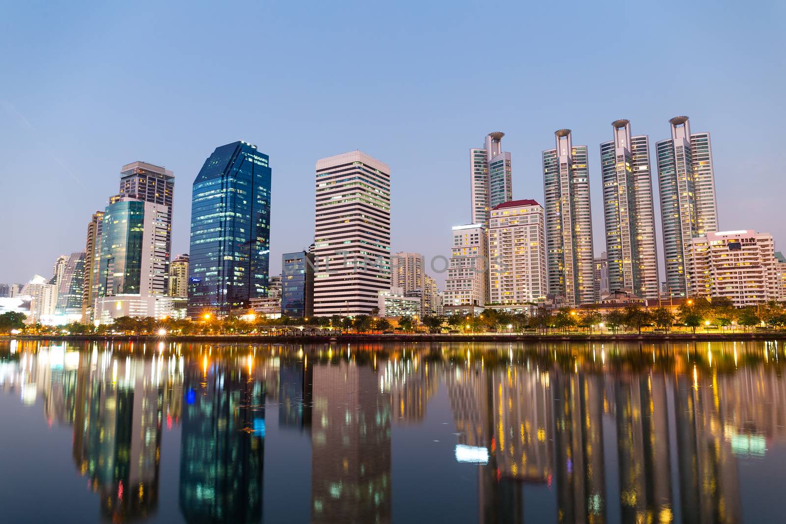 Bangkok city at night