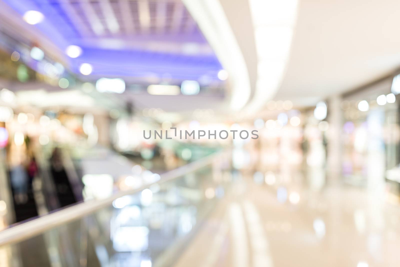 Blurred image of shopping mall