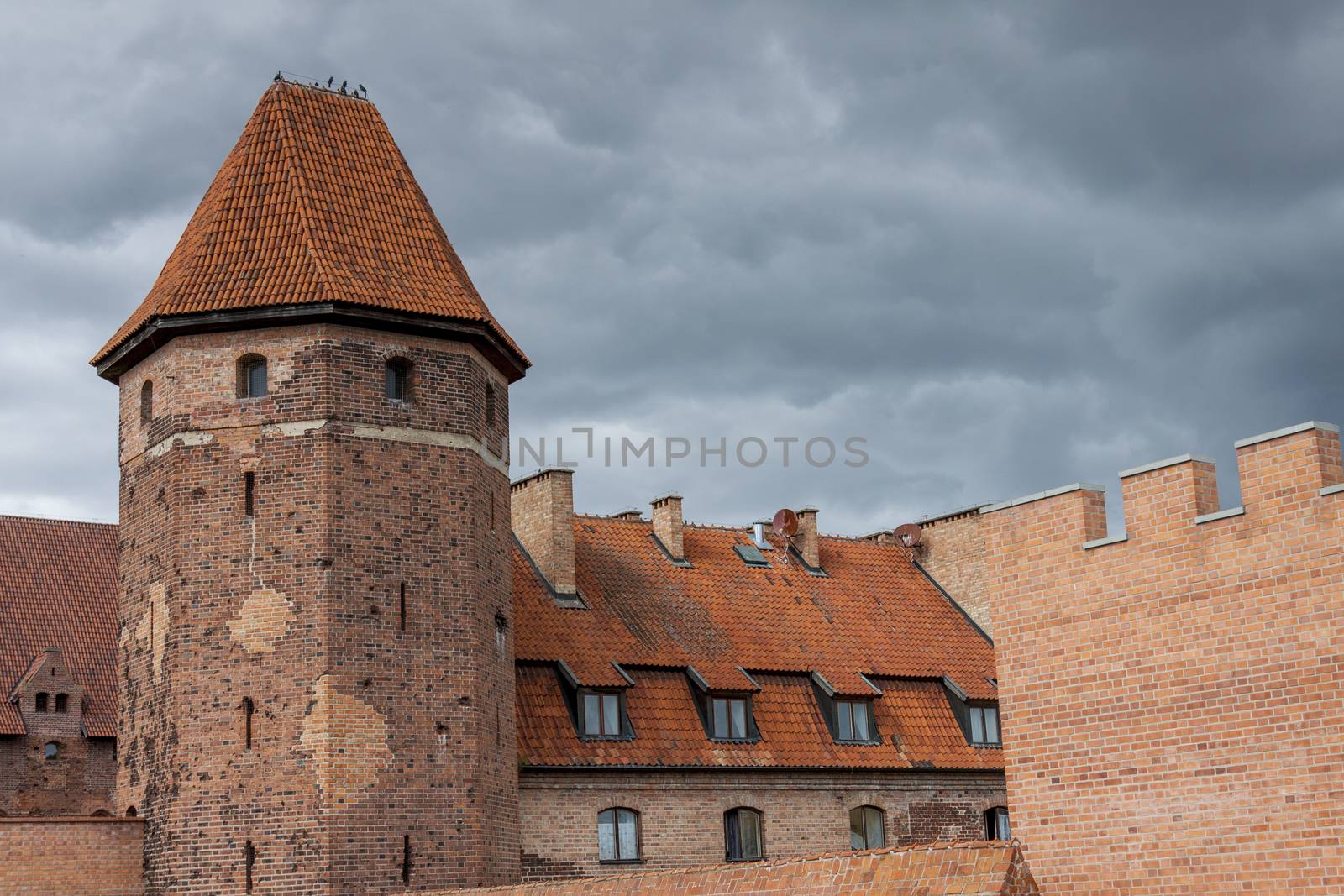 Teutonic Knights in Malbork castle. World Heritage List UNESCO